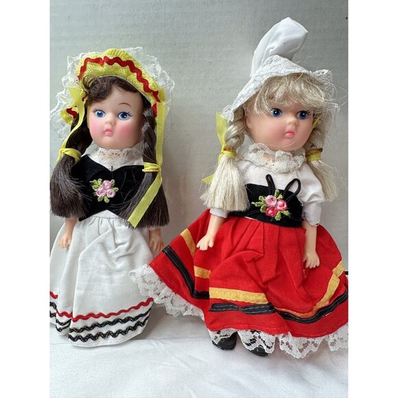 Dolls Around the World Native Costumes France Italy Poland Germany Holland Gifts - Picture 2 of 15